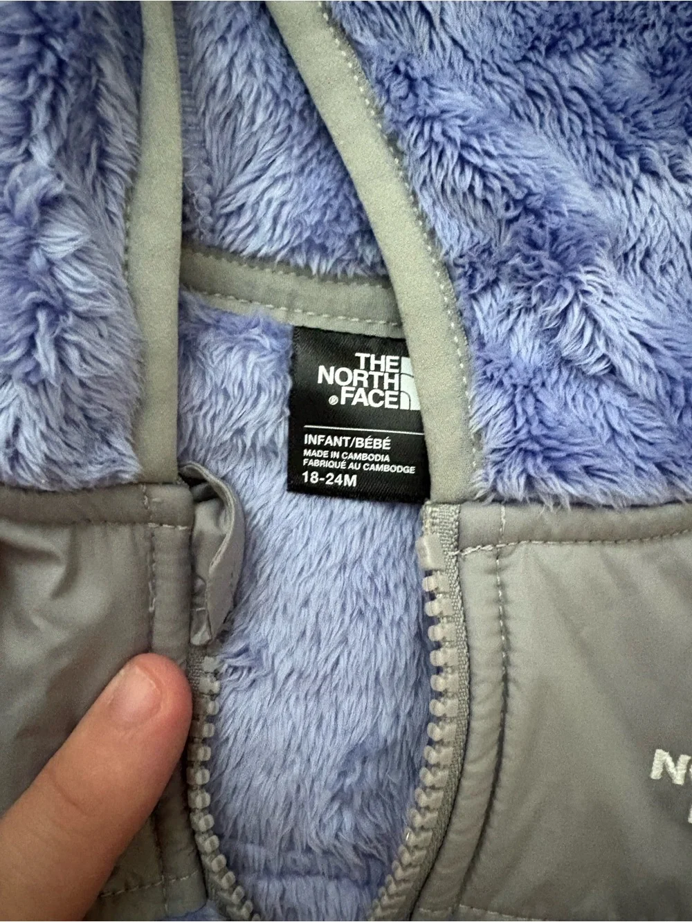 The North Face Kids' Lavender Fleece Hooded Jacket
